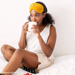 Bees Sleep Mask -Sophie Allport 35. beautyglowgetter BeesPyjamaShorts