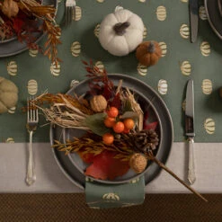 Pumpkin Felt Table Decorations (Set Of 3) -Sophie Allport AW22 Halloween all90810 tfd9003 all90300 tabletop lifestyle high res square