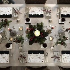 Snow Season Coasters (Set Of 4) -Sophie Allport AW22 snowseason pmc10001 placemat lifestyle high res square 1 d6de4cca 51d7 476e a9ea 3e0b3e294761