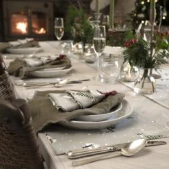 Snow Season Napkins (Set Of 4) 19 Snow Season Napkins (Set Of 4) -Sophie Allport AW22 snowseason table setting full collection19 lifestyle high res square