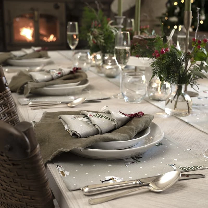 Snow Season Napkins (Set Of 4) 7 Snow Season Napkins (Set Of 4) - Image 7