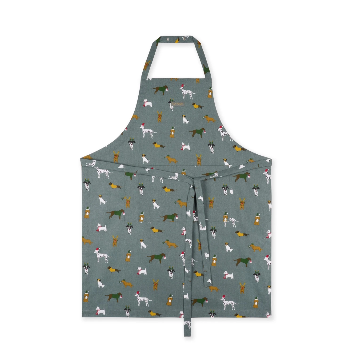 Christmas Dogs Adult Apron 1 Christmas Dogs Adult Apron