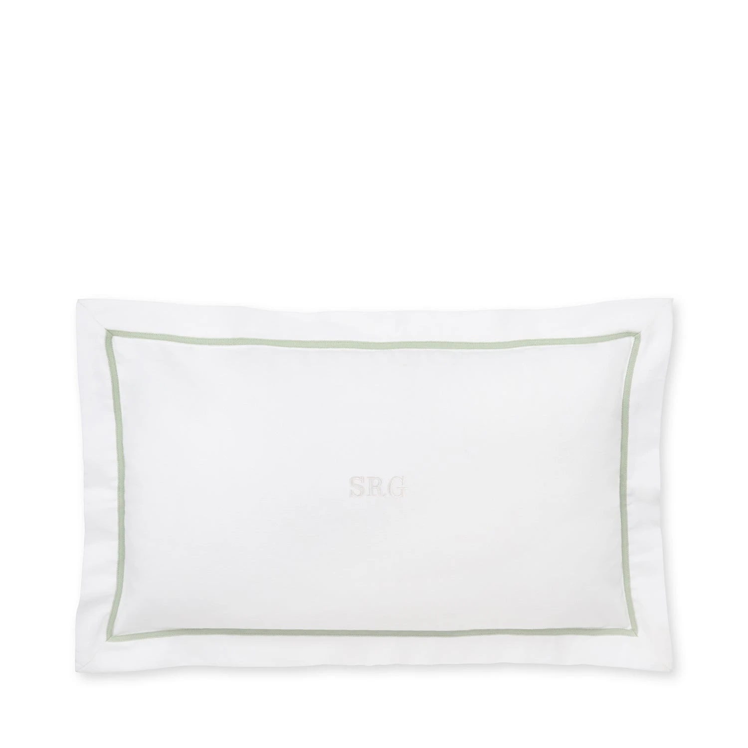 Panama Bed Cushion - Green Trim 5 Panama Bed Cushion - Green Trim - Image 5