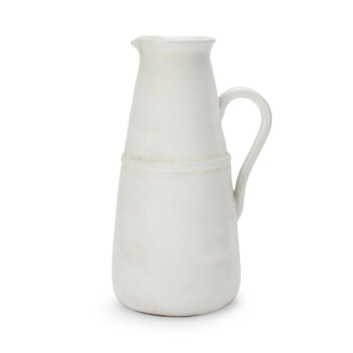 White Ceramic Jug 4 White Ceramic Jug - Image 4