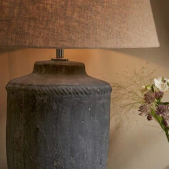 Witham Pillar Table Lamp 10 Witham Pillar Table Lamp -Sophie Allport AW23 FLM019 DETAIL ON Web
