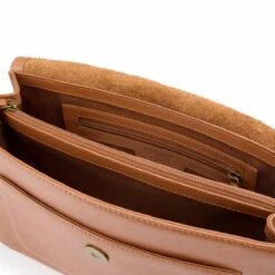 Bees Tan Leather Mabel Bag -Sophie Allport AW23 MLB36T CUTOUT 1