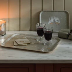 Christmas Stags Serving Tray - Large 8 Christmas Stags Serving Tray - Large -Sophie Allport AW23 PT11445 SQUARE