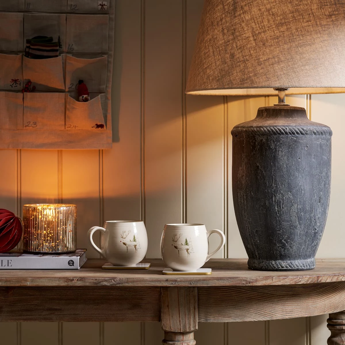 Christmas Stags Stoneware Mug 2 Christmas Stags Stoneware Mug - Image 2