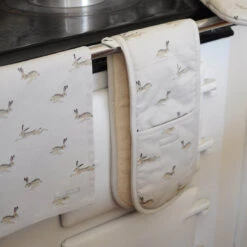 Hare Tea Towel 9 Hare Tea Towel -Sophie Allport Hare Collection Lifestyle High Res 2 web image