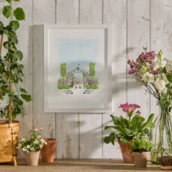 Chelsea Flower Show Print (2023) -Sophie Allport SS23 A3LAPC01 SQUARE