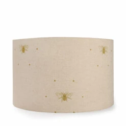 Bees Gold Linen Blend Lampshade 5 Bees Gold Linen Blend Lampshade -Sophie Allport SS23 LSD3640 CUTOUT