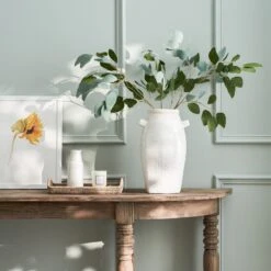 Faux Tall Eucalyptus Spray - Green