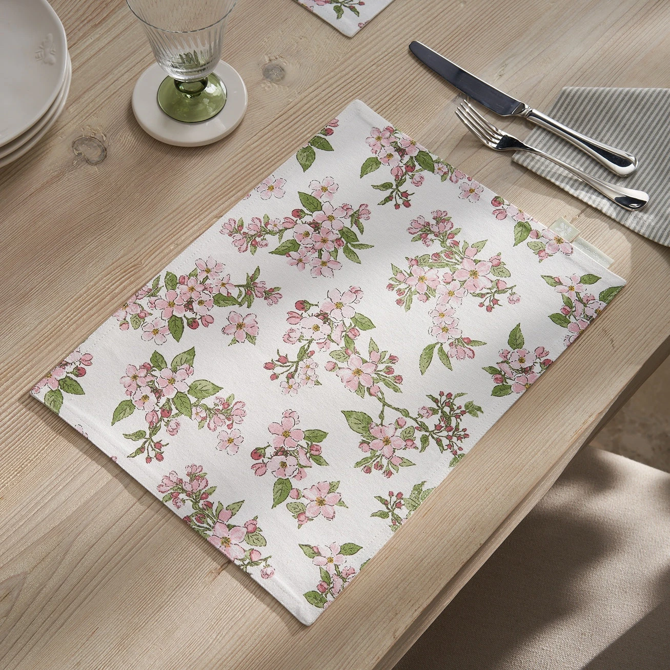 Blossom Fabric Placemats (Set Of 2) 1 Blossom Fabric Placemats (Set Of 2)