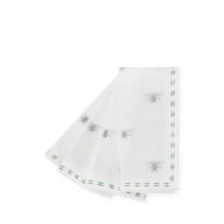 Bees Embroidered Napkins (Set Of 4) 7 Bees Embroidered Napkins (Set Of 4) -Sophie Allport SS24 ALL36300SC CUTOUT