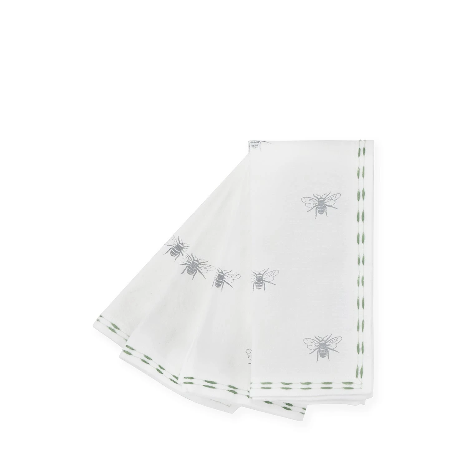 Bees Embroidered Napkins (Set Of 4) 4 Bees Embroidered Napkins (Set Of 4) - Image 4