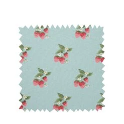 Strawberries Blue Fabric By The Metre -Sophie Allport SS24 ALL97B000 CUTOUT