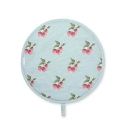 Strawberries Blue Circular Hob Cover -Sophie Allport SS24 ALL97B175 CUTOUT