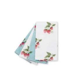 Strawberries Blue & White Napkins (Set Of 4) 7 Strawberries Blue & White Napkins (Set Of 4) -Sophie Allport SS24 ALL97W300 CUTOUT