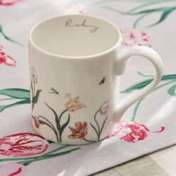 Tulips Mug 9 Tulips Mug -Sophie Allport SS24 BM11501 DETAIL PERSONALISED