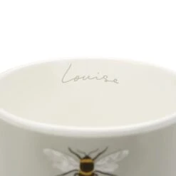 Bees Coloured Mug -Sophie Allport SS24 BM3604 CUTOUT DETAIL PERSONALISATION
