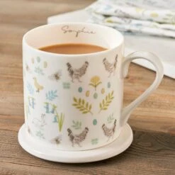 Spring Chicken Mug 17 Spring Chicken Mug -Sophie Allport SS24 IM11801 DETAIL PERSONALISED