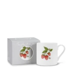 Strawberries Solo Mug -Sophie Allport SS24 IM97W01 CUTOUT BOX