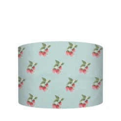 Strawberries Blue Lampshade