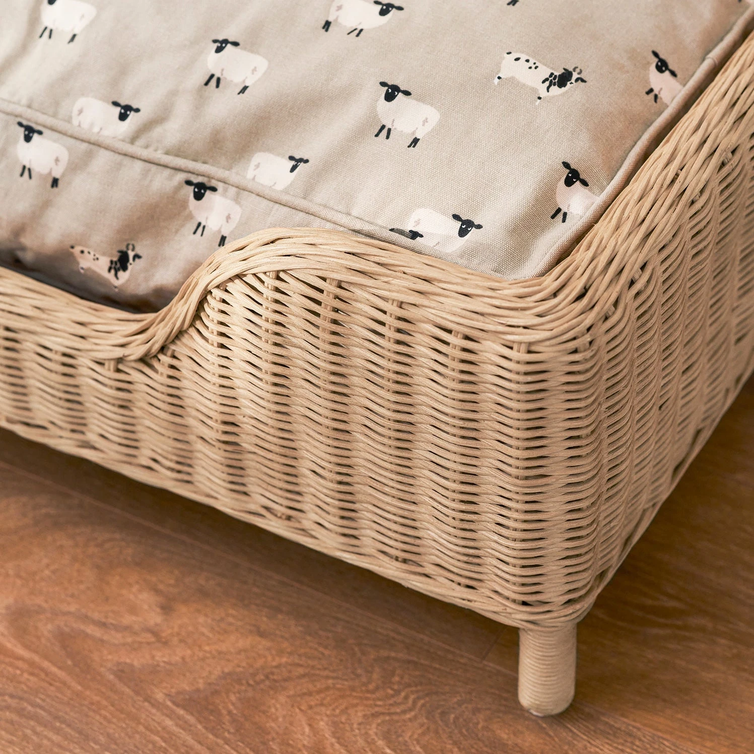 Rattan Pet Bed - Natural 5 Rattan Pet Bed - Natural - Image 5