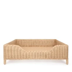 Rattan Pet Bed - Natural 15 Rattan Pet Bed - Natural -Sophie Allport SS24 RATCD755 CUTOUT