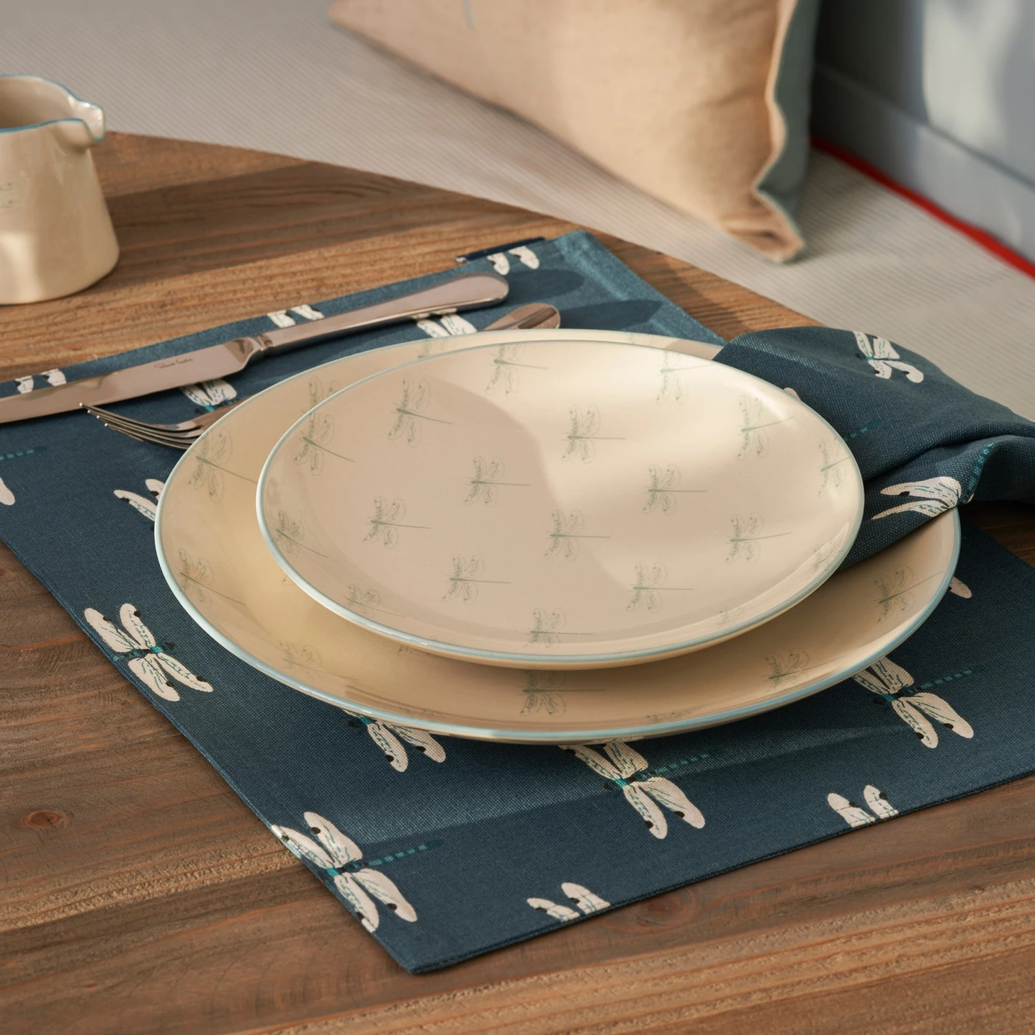 Dragonfly Stoneware Side Plate 1 Dragonfly Stoneware Side Plate