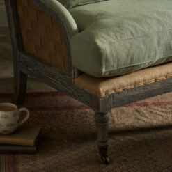 Witham Armchair - Pale Green -Sophie Allport SS24 WSP21732 DETAIL SQUARE 1