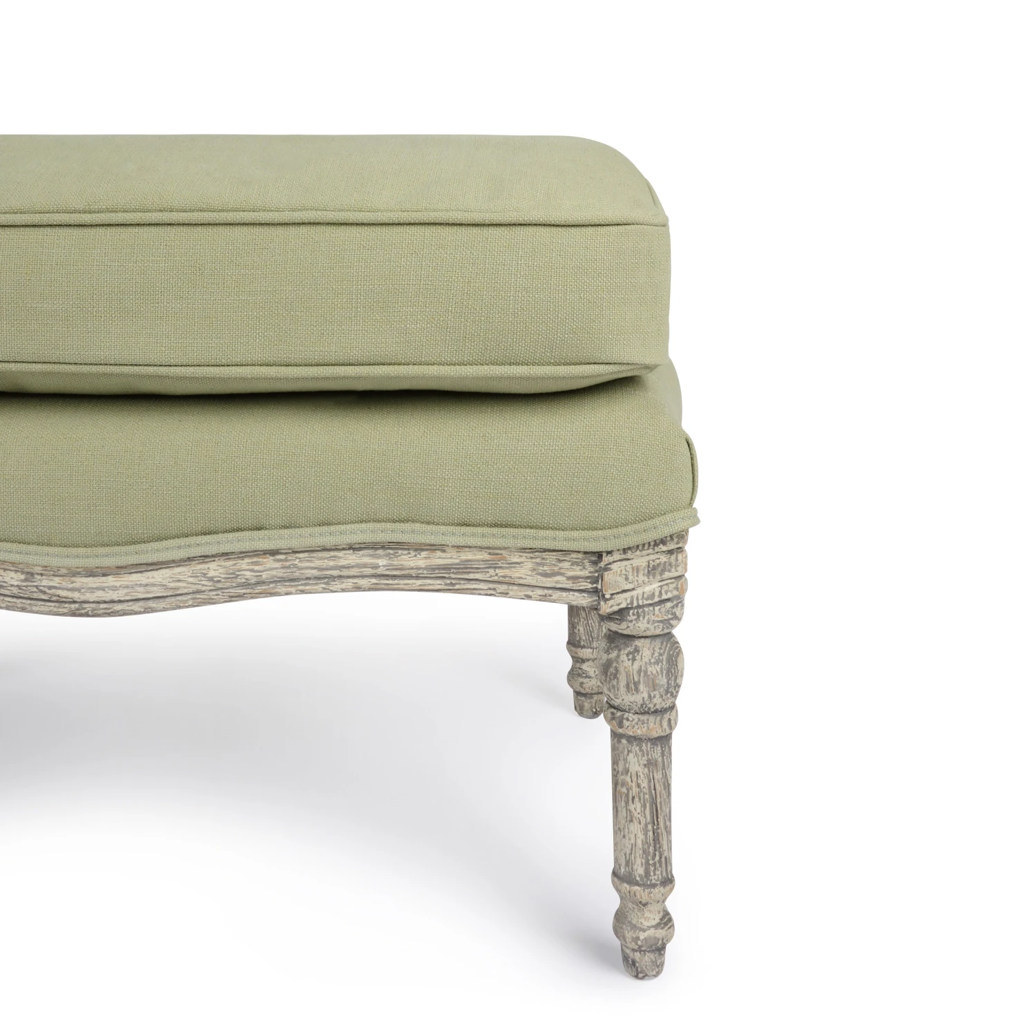 Witham Footstool - Pale Green 9 Witham Footstool - Pale Green - Image 9