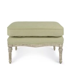 Witham Footstool - Pale Green 16 Witham Footstool - Pale Green -Sophie Allport SS24 WSP21866 CUTOUT