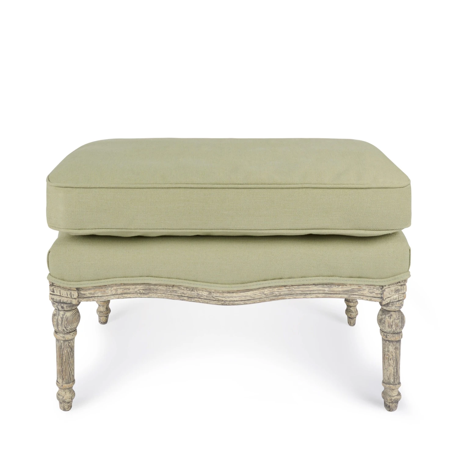 Witham Footstool - Pale Green 7 Witham Footstool - Pale Green - Image 7