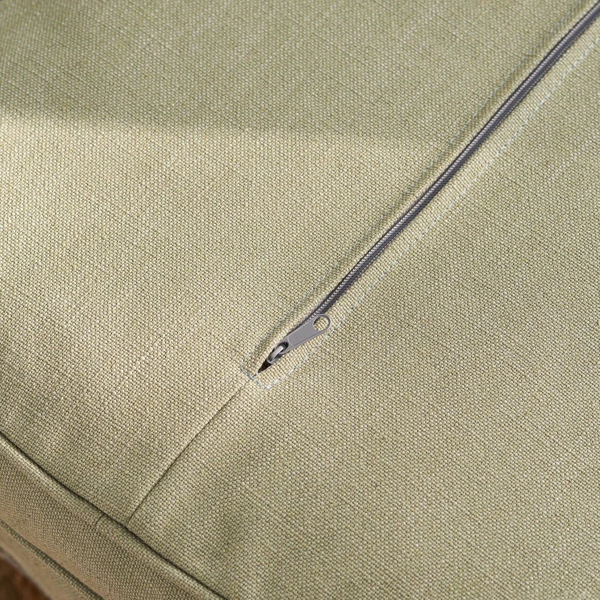 Witham Footstool - Pale Green 4 Witham Footstool - Pale Green - Image 4