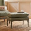 Witham Footstool - Pale Green