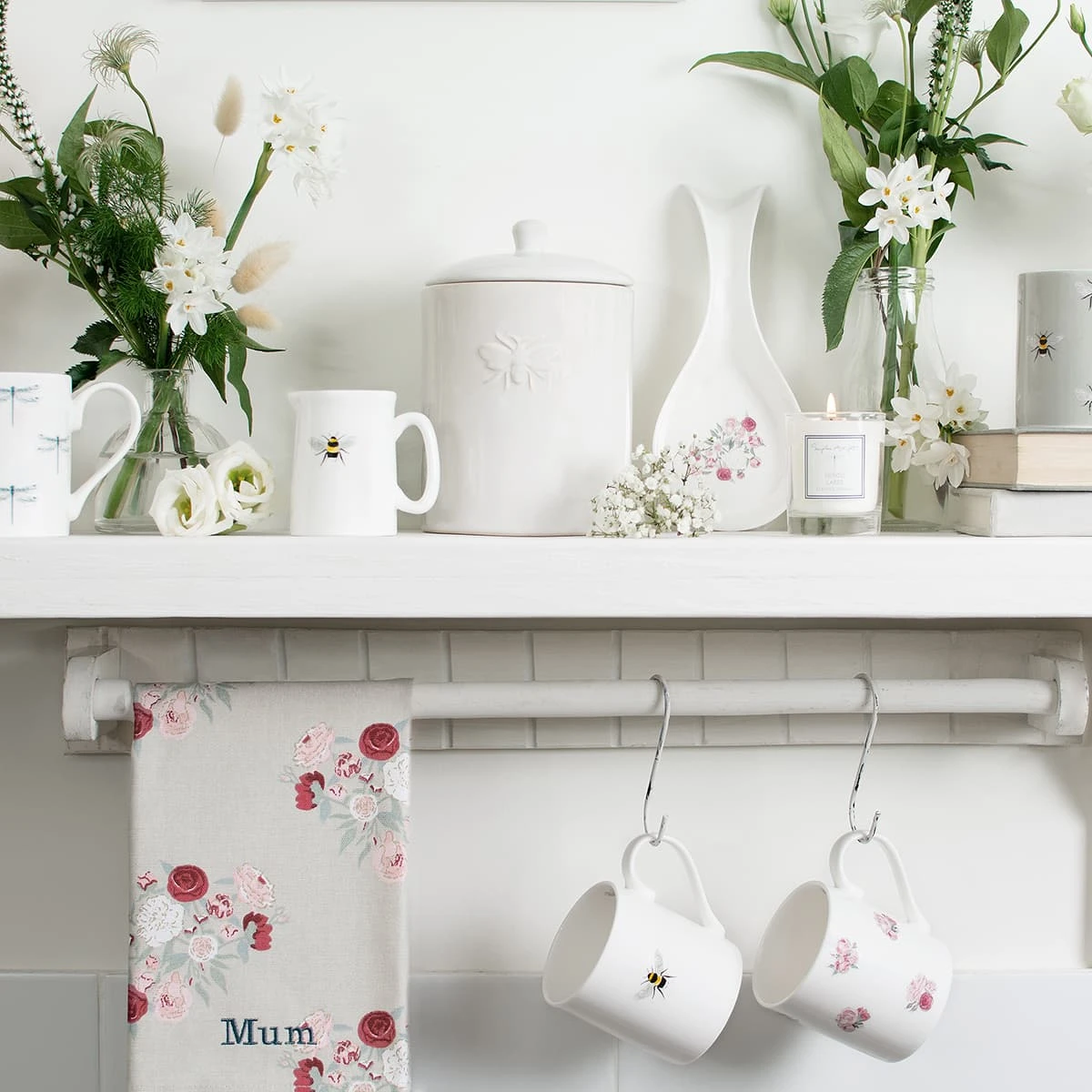 Bees Stoneware Storage Jar 2 Bees Stoneware Storage Jar - Image 2