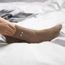 Bees Alpaca Socks