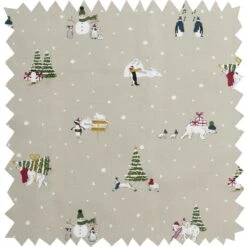 Snow Season Double Oven Glove -Sophie Allport all100000 snow season fabric swatch cut out high res square f5dc970e 71a2 4bb6 bc16 28c98f60a486