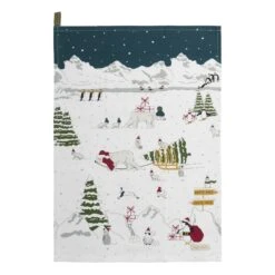 Snow Season Tea Towel (Set Of 2) 13 Snow Season Tea Towel (Set Of 2) -Sophie Allport all100602 snow season tea towel set of 2 2 cut out high res square
