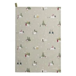 Snow Season Tea Towel (Set Of 2) 15 Snow Season Tea Towel (Set Of 2) -Sophie Allport all100602 snow season tea towel set of 2 cut out high res square