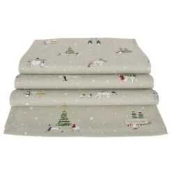 Snow Season Table Runner