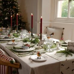 Robin Fabric Placemat -Sophie Allport all101820 all101300 all104810 robin fabric placement napkins table runner Christmas dinner table landscape 2 lifestyle high res square 73d8368a 97db 4b9b bfcd 91a9cbd8ccd5