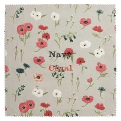 Poppy Meadow Adult Apron -Sophie Allport all103000 poppy meadow fabric swatch cut out personalisation high res square