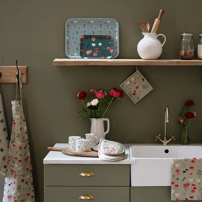 Poppy Meadow Serving Tray - Small 8 Poppy Meadow Serving Tray - Small - Image 8