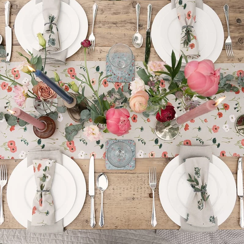 Poppy Meadow Coasters (Set Of 4) 8 Poppy Meadow Coasters (Set Of 4) - Image 8