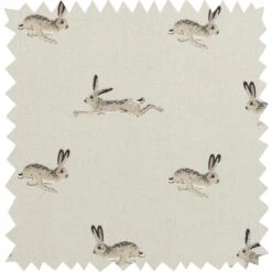 Hare Double Oven Glove -Sophie Allport all25000 hare fabric swatch high res f7a694f3 4619 499d bb09 210741abe36b