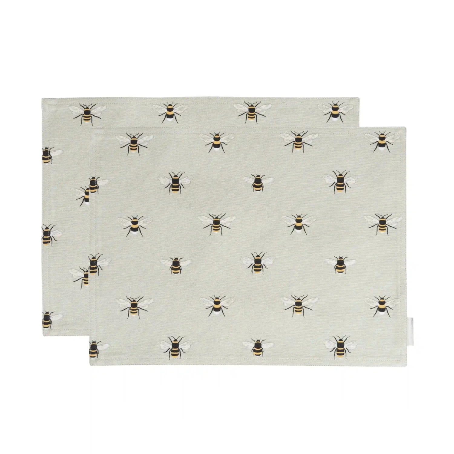Bees Fabric Placemats (Set Of 2) 1 Bees Fabric Placemats (Set Of 2)