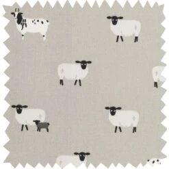 Sheep Tea Towel -Sophie Allport all43000 sheep fabric swatch high res b85100a0 c624 4407 8835 552dced48d8f