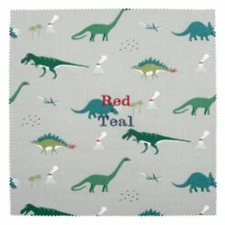 Dinosaurs Kids Apron -Sophie Allport all45000 dinosaurs fabric swatch cut out personalisation high res
